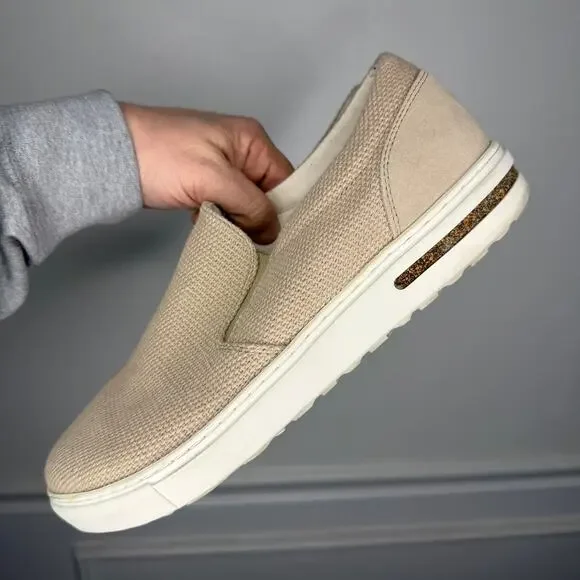 Birkenstock Oswego Sandcastle Canvas Slip-On Loafer EU 41 W10-10.5 M8-8.5 - Picture 5 of 9